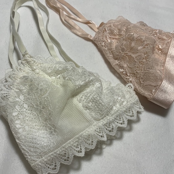 2 NEW Lacey Unpadded Bras/Bralettes Size XS - S - Picture 6 of 6